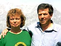 Nach dem Besuch im SOS-Kinderdorf Imst in Tirol: Egon Schuh und seine Frau Margret - Foto: privat