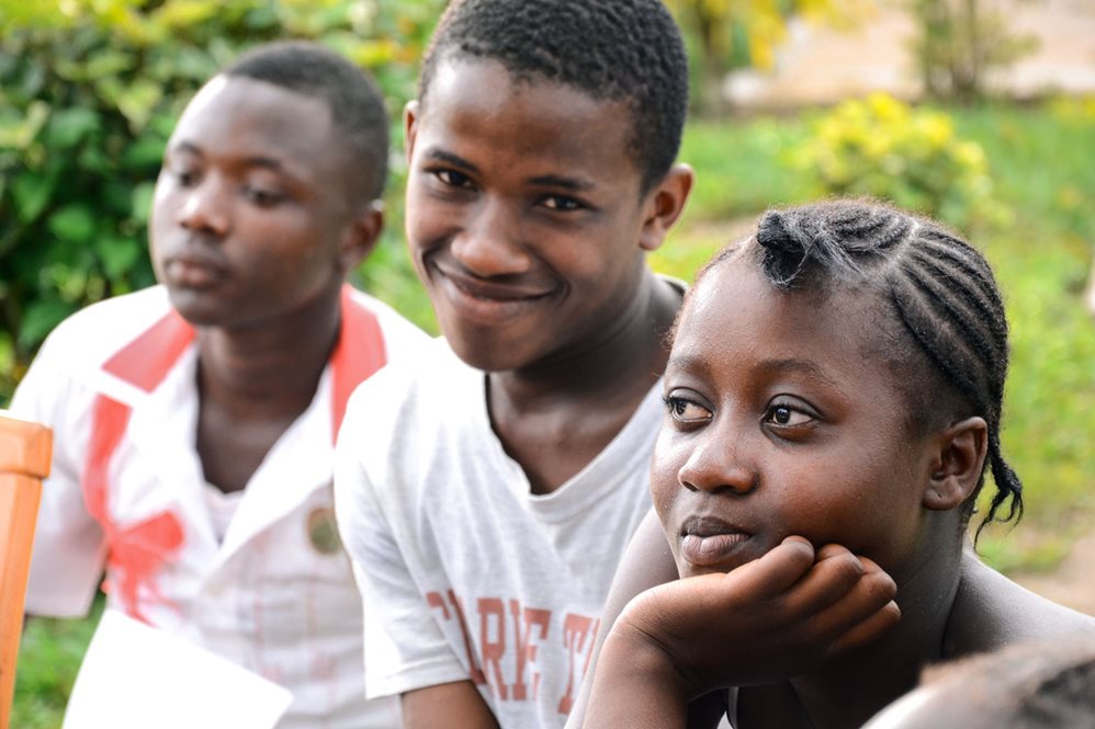 Jugendliche aus Sierra Leone. Foto: Claire Ladavicius