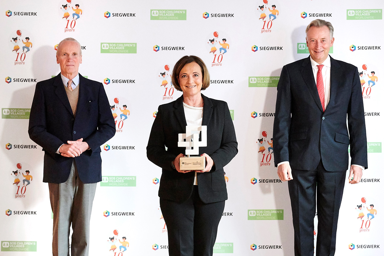 Siegwerk erhält Excellence Award der SOS-Kinderdörfer weltweit