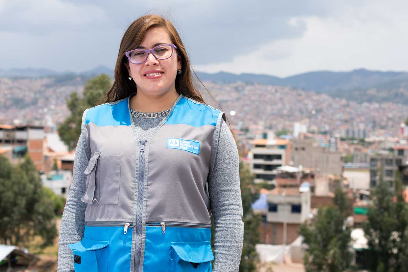 SOS-Sozialarbeiterin in Peru