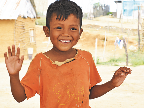 Flüchtlingskind aus Venezuela