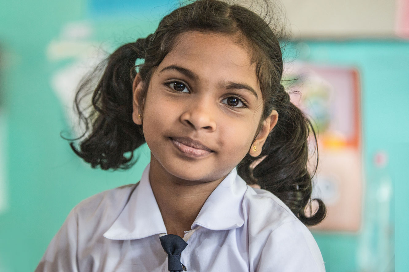 Mädchen aus Sri Lanka