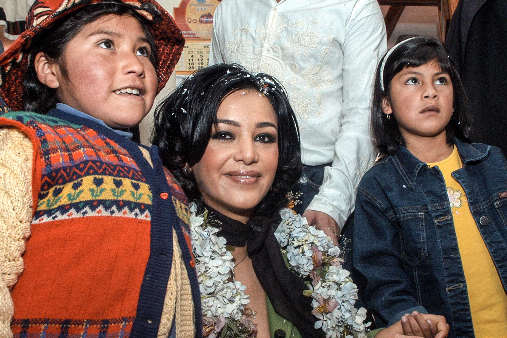 Verona Pooth unterstützt die SOS-Kinderdörfer in Bolivien