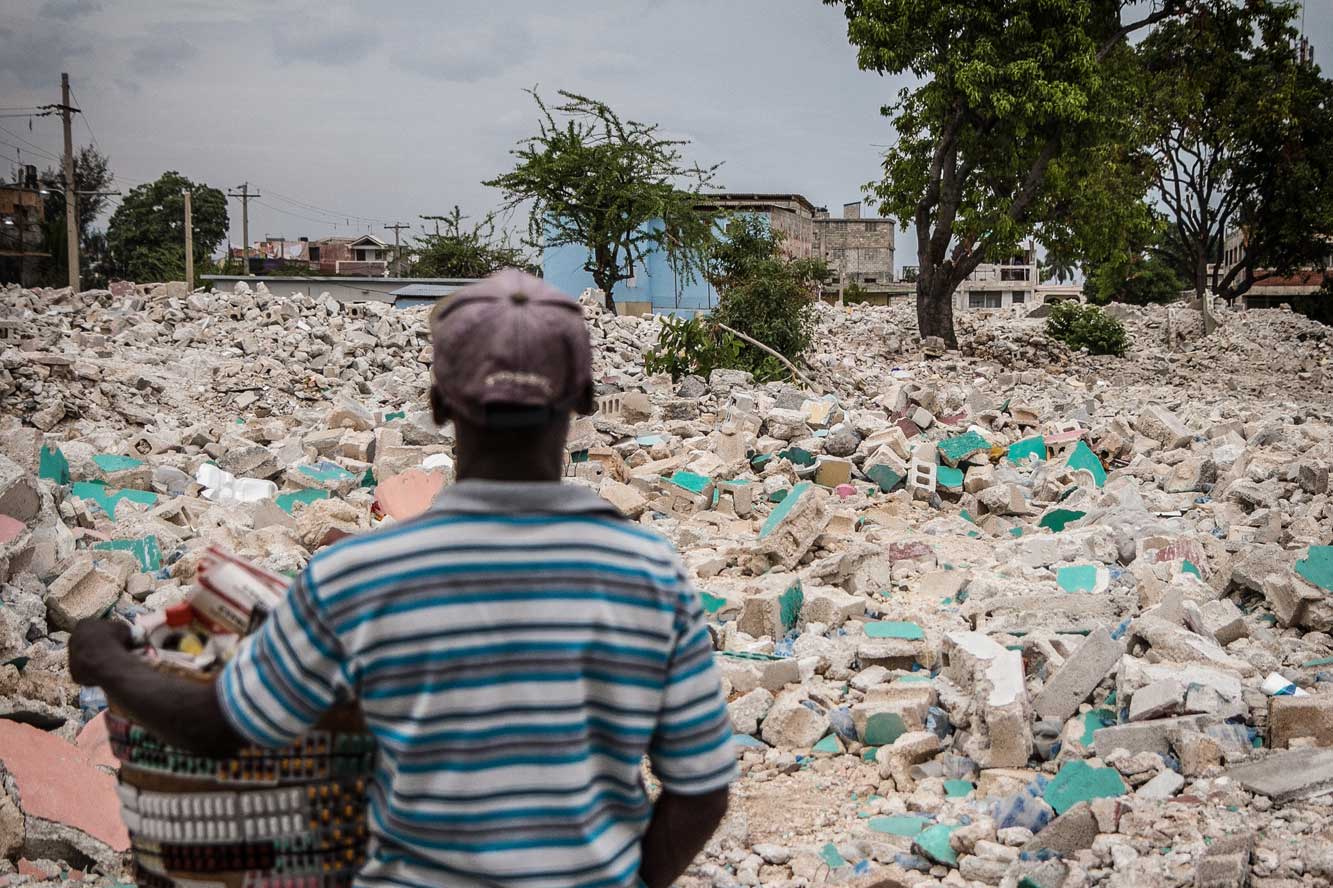 Folgen vom Erdbeben in Haiti