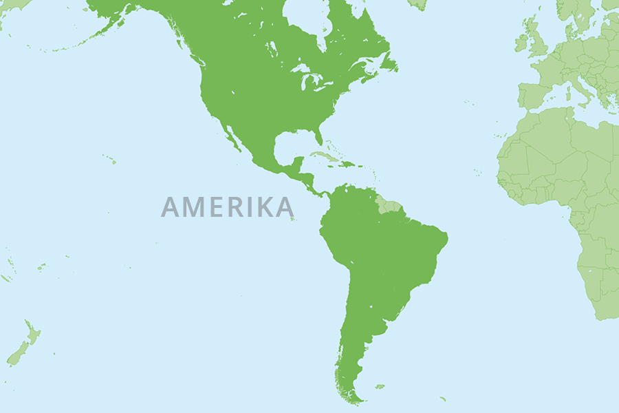 Lateinamerika Karte