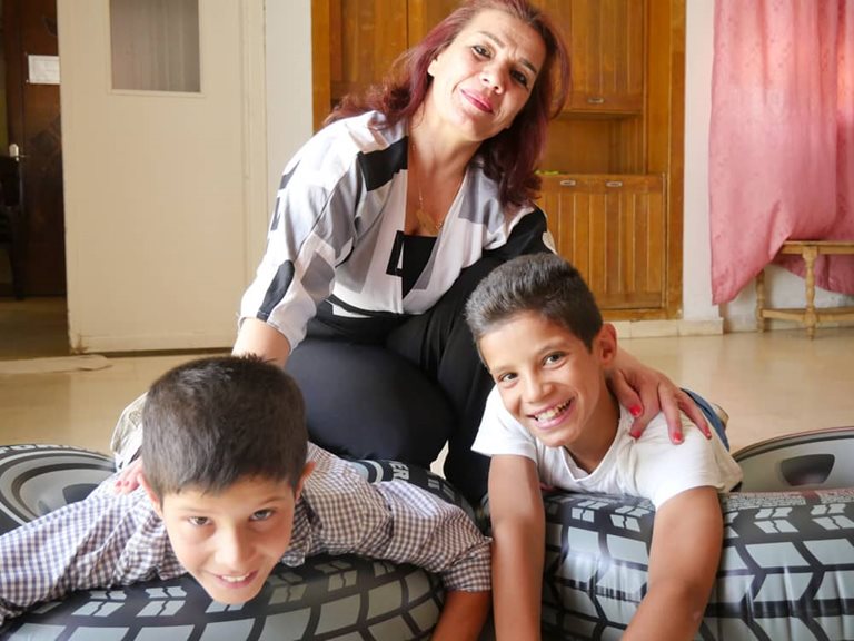 Zukünftige Bewohner der SOS-Kinderdorfes Saboura