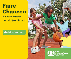 SOS-Füllerbanner Sport, "Faire Chancen"