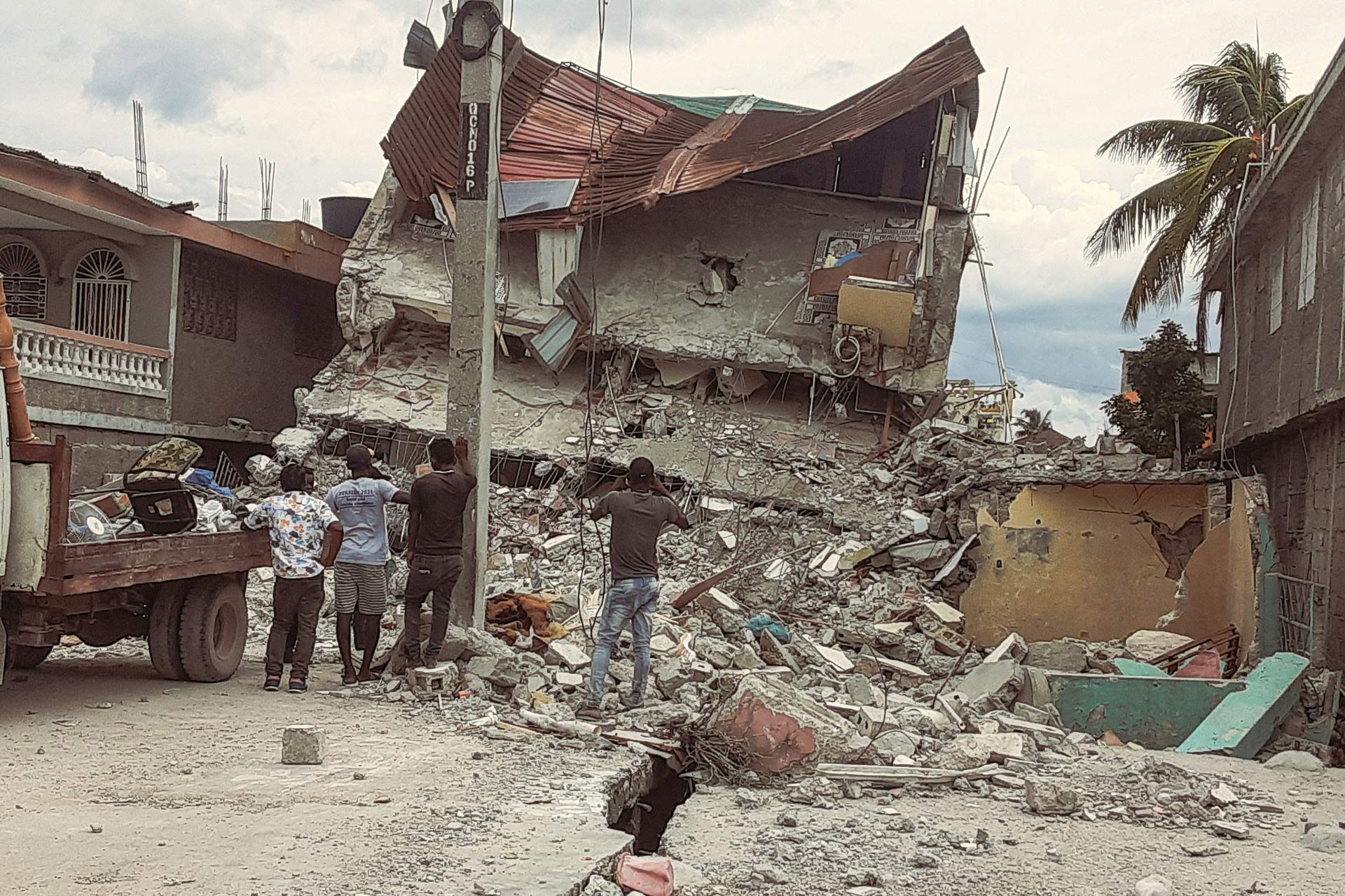 Folgen vom Erdbeben in Haiti