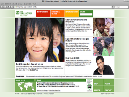 Website der SOS-Kinderdörfer weltweit