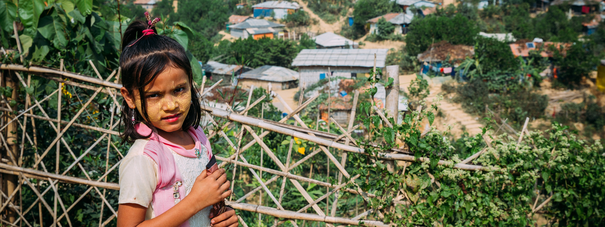Mädchen im Rohingya-Flüchtlingscamp in Bangladesch. Foto: Alea Horst