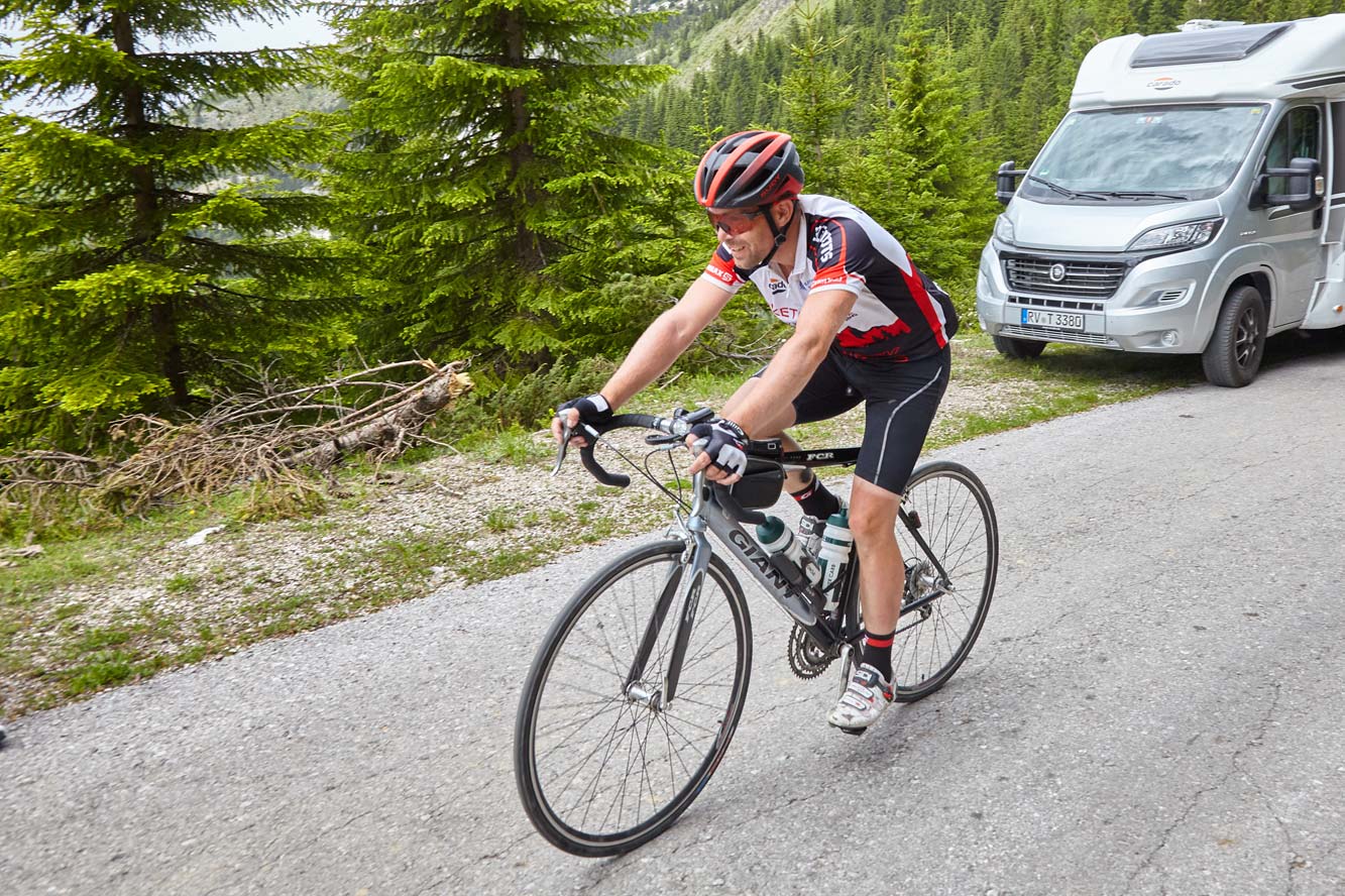 Weltrekord-Fahrt von Dirk Leonhardt. Foto: Jo Becker