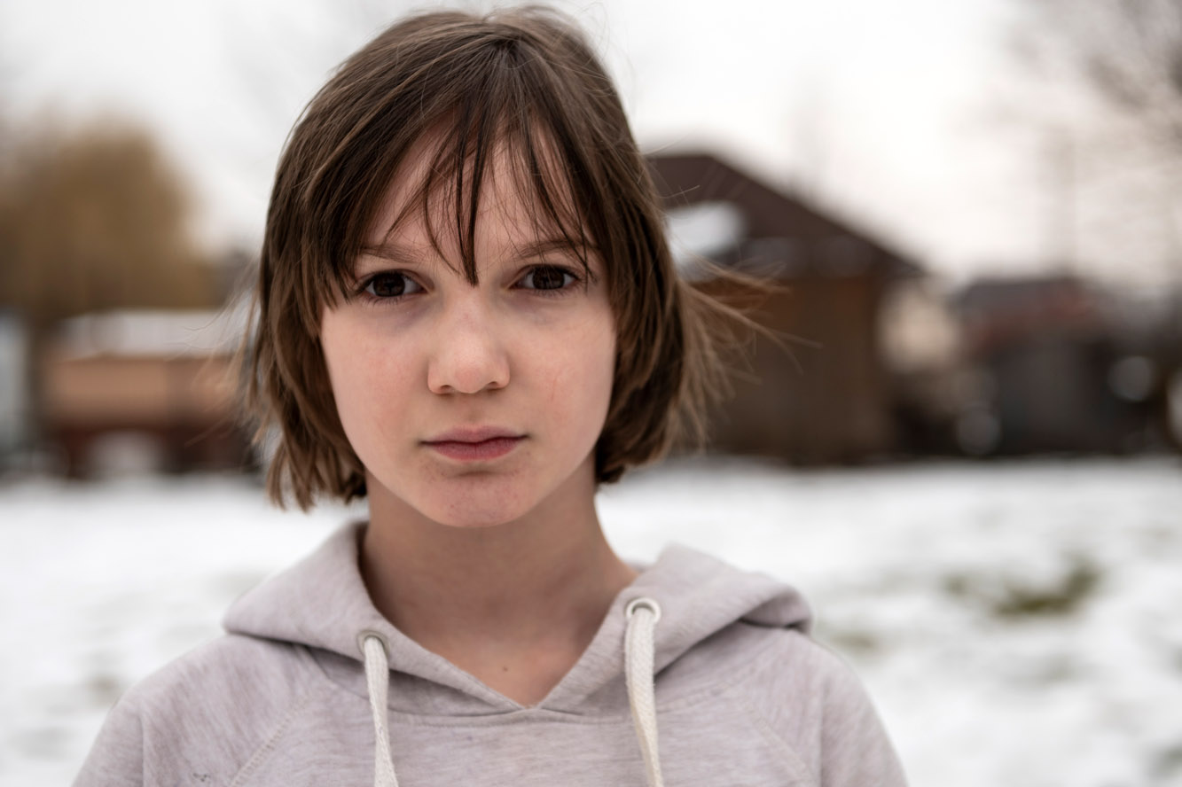 Mädchen aus der Ukraine