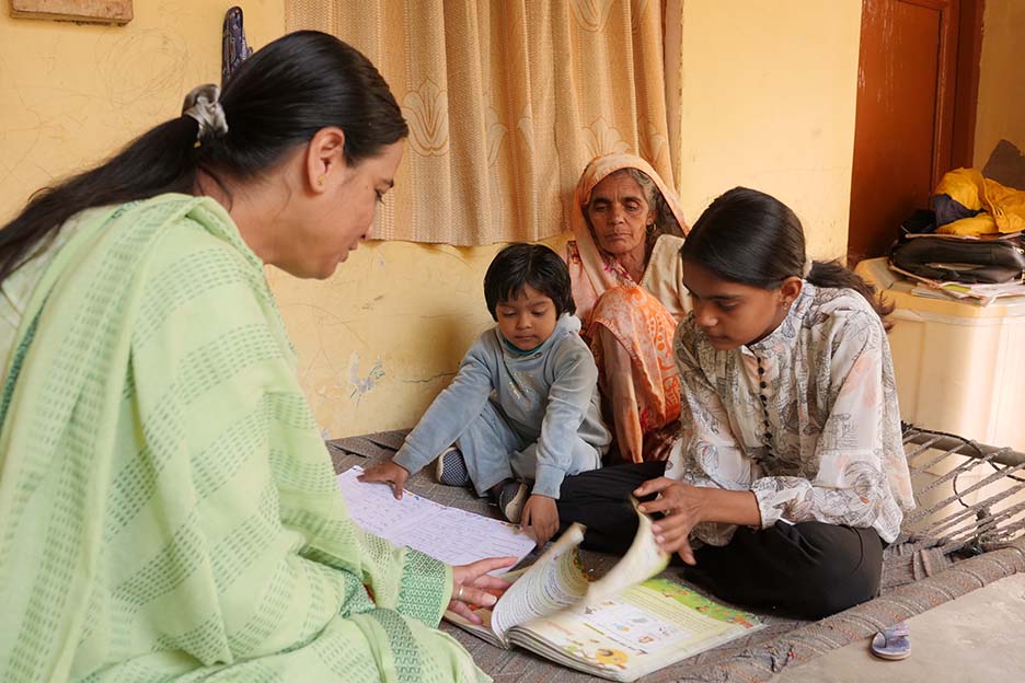 Stipendiatin der SOS-Kinderdörfer in Sri Lanka