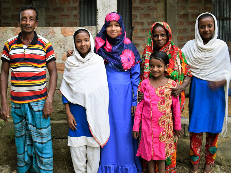 Dank der SOS-Familienhilfe haben bedürftige Familien in Bangladesch wieder eine Zukunftsperspektive.