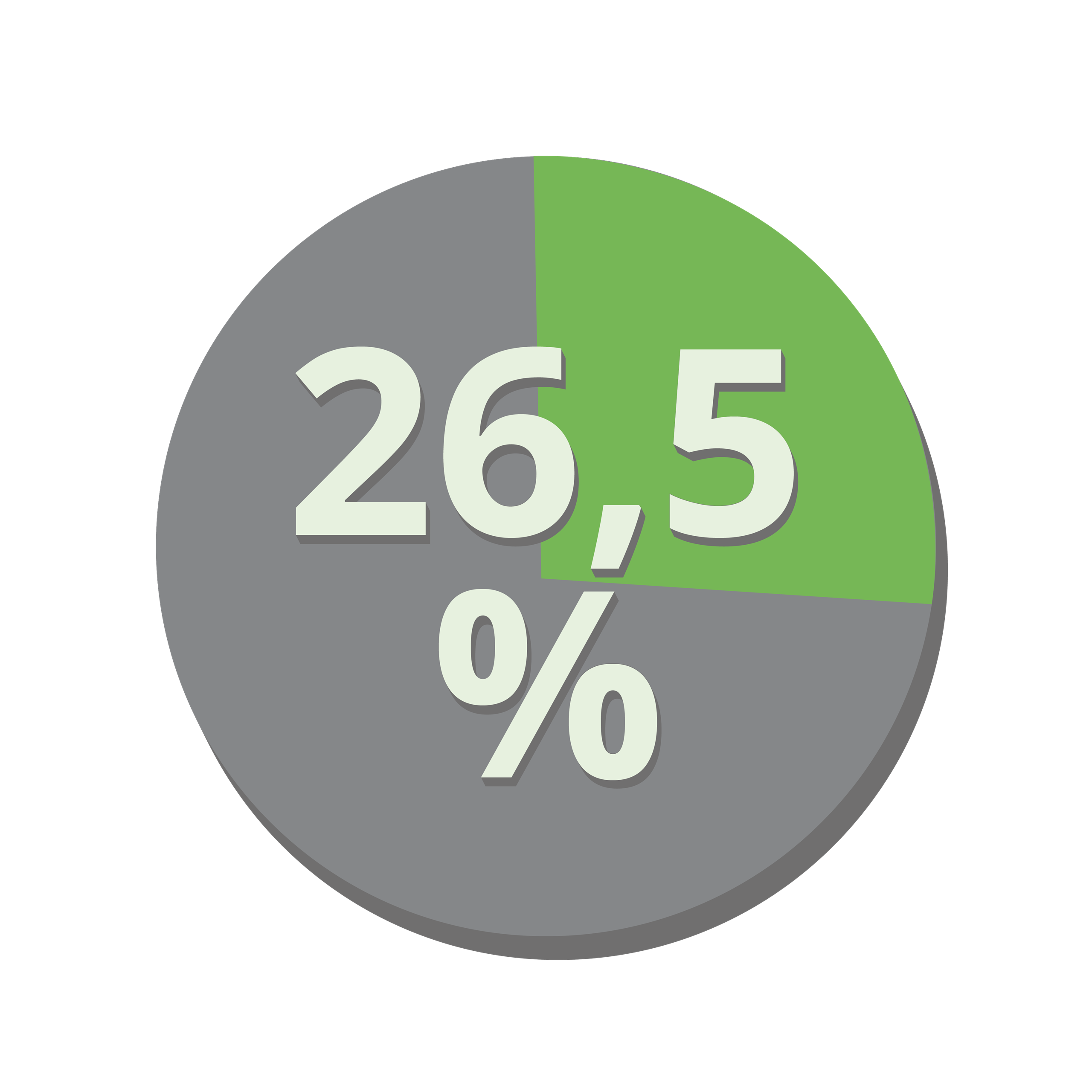 26,5%25 Diagramm
