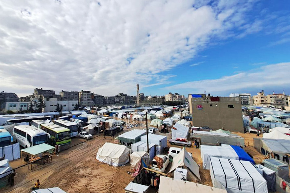 Flüchtlingslager in Palästina