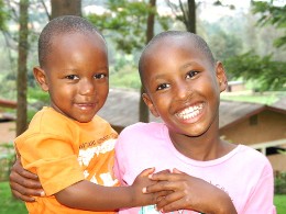 Kinder im SOS-Kinderdorf Kigali, Ruanda