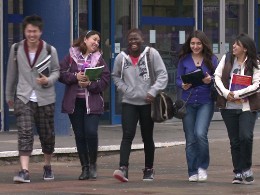 Sport-Studium in England: Adeline hat schnell Freunde gefunden.
