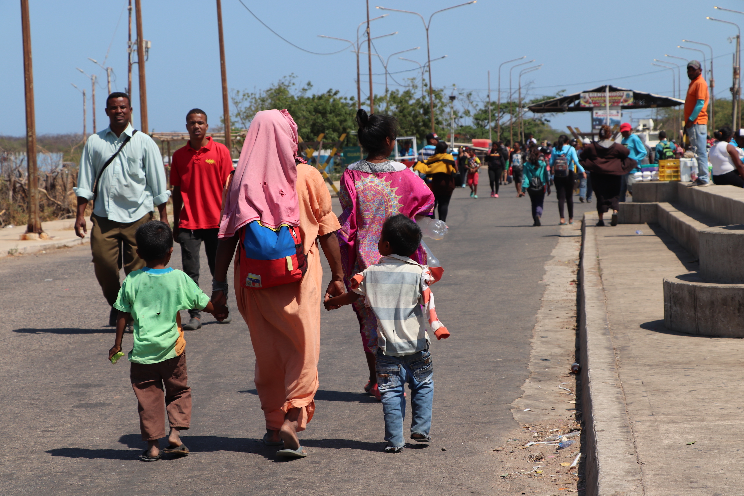 Familien aus Venezuela in Kolumbien