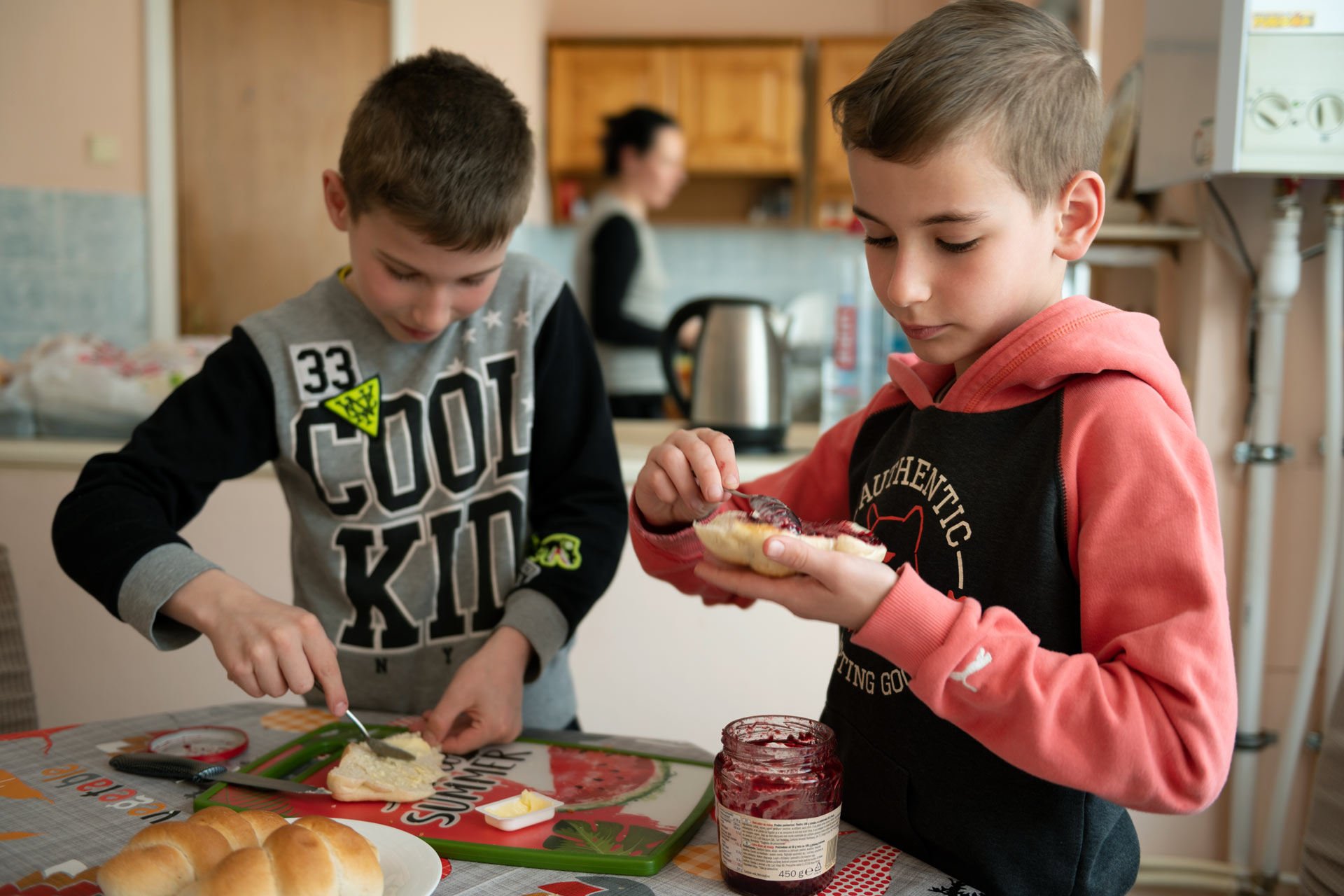 Geflüchtete Kinder in Rumänien