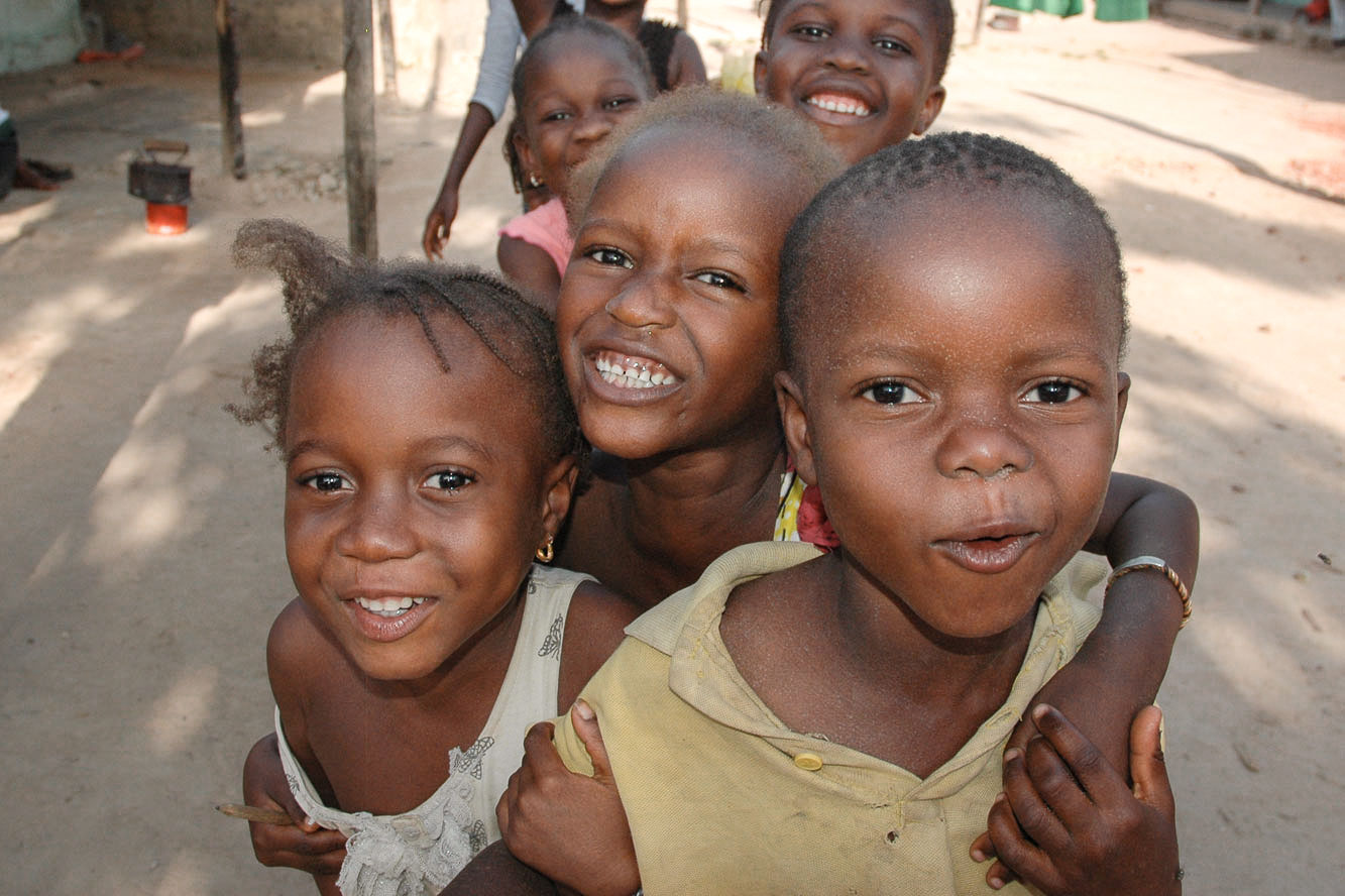 Kinder aus Gambia