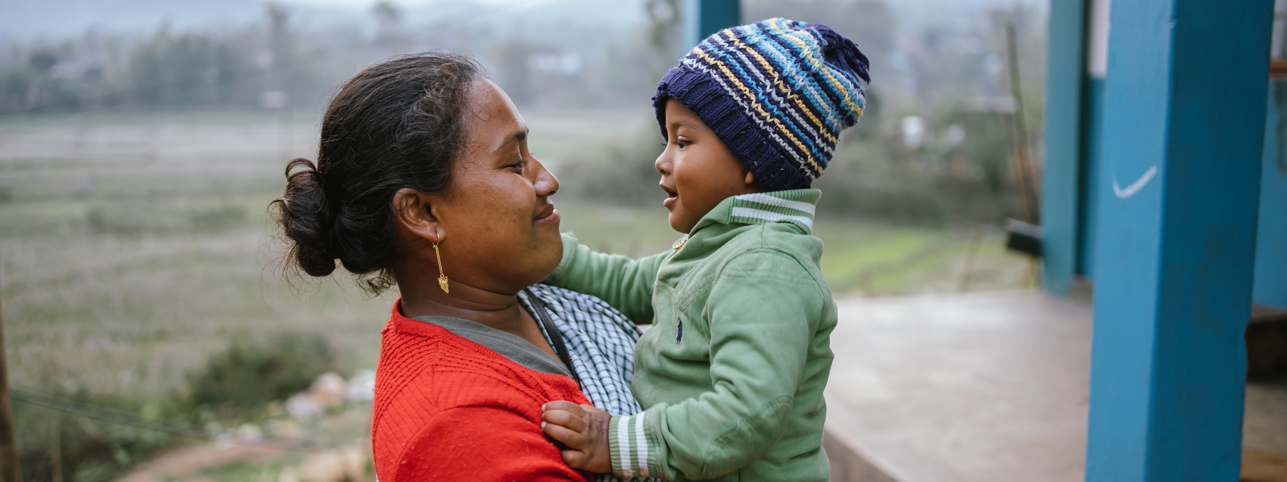 Mutter und Kind aus Indien. Foto: Lydia Mantler
