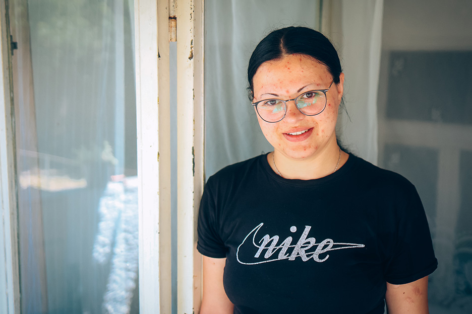 Katarina ist eine Überlebende häuslicher Gewalt. Foto: Michael Winkler