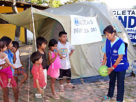 In der SOS-Kindertagesstätte in Trinidad - Foto: F. Espinoza