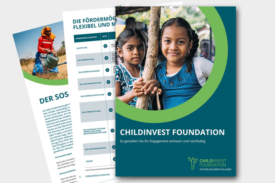 Childinvest Foundation: Informationen bestellen