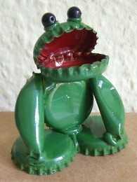 Emsfrosch aus Kronkorken 