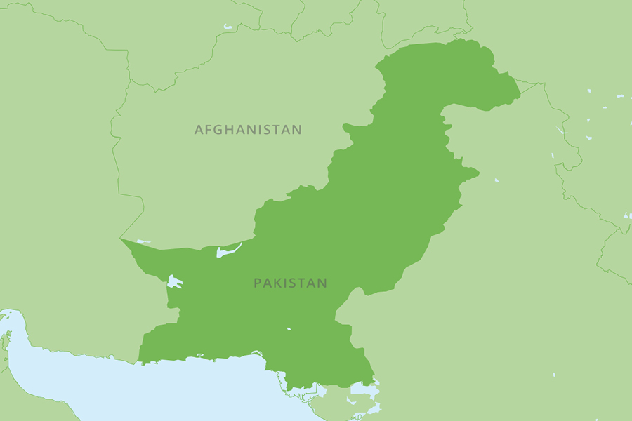Karte: SOS-Kinderdörfer in Pakistan