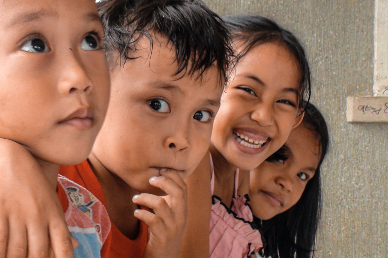 Kinder auf den Philippinen
