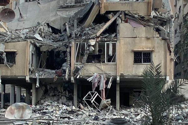 Zerstörtes Haus in Gaza – Foto: SOS-Kinderdörfer Palästina