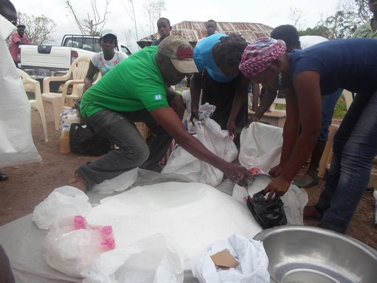 SOS-Hilfe nach dem Wirbelsturm in Haiti