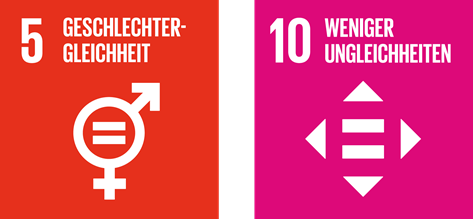Icons Nachhaltigkeitsziele 5 und 10