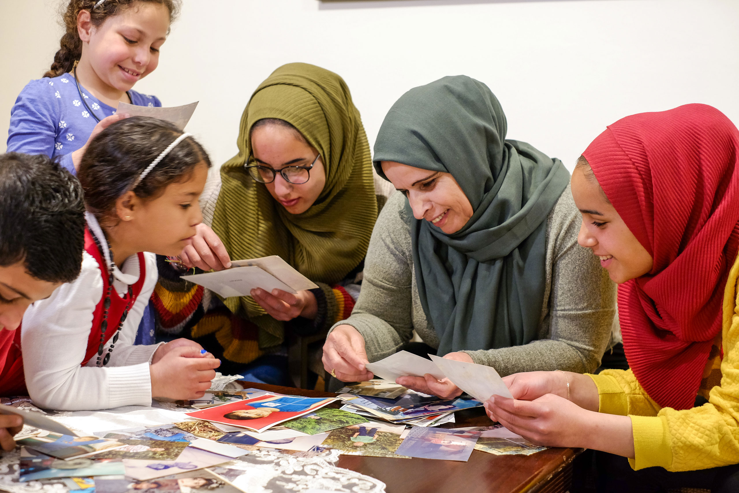 Familie im SOS-Kinderdorf Bethlehem
