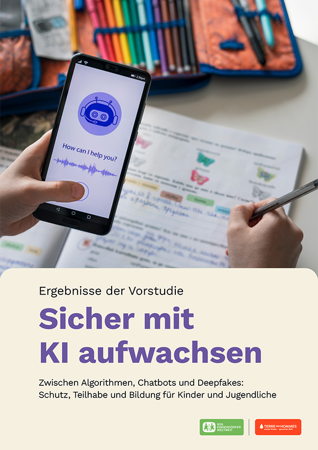 Broschüre: Sicher mit KI aufwachsen