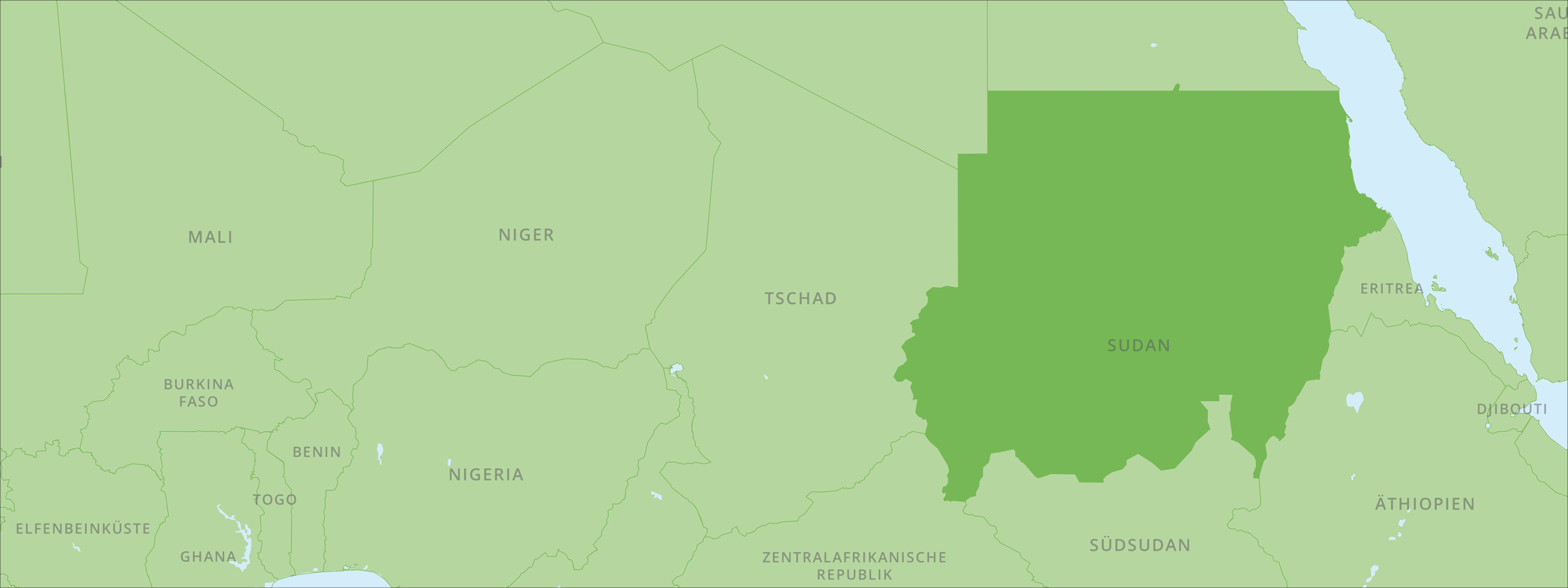 Karte Sudan
