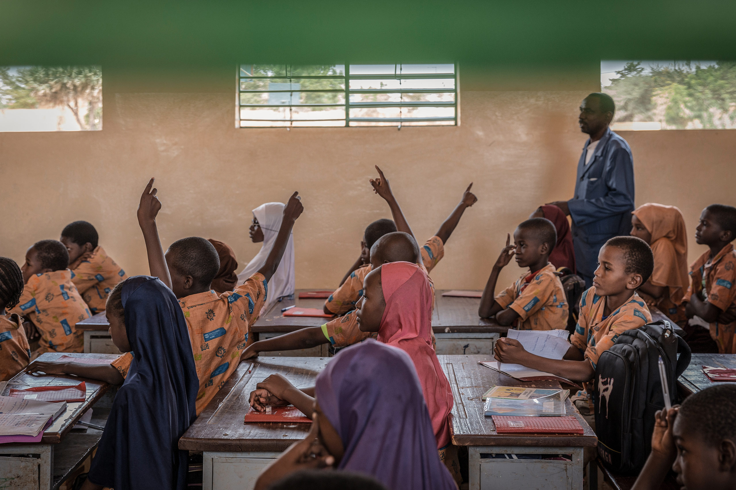 Schulklasse Afrika Terroristen greifen Schulen an. Foto: Luise Aedtner 