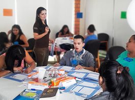 ""YouthCan!": Jobinitiative der SOS-Kinderdörfer in Costa Rica, Jugendliche beim Soft-Skills-Training