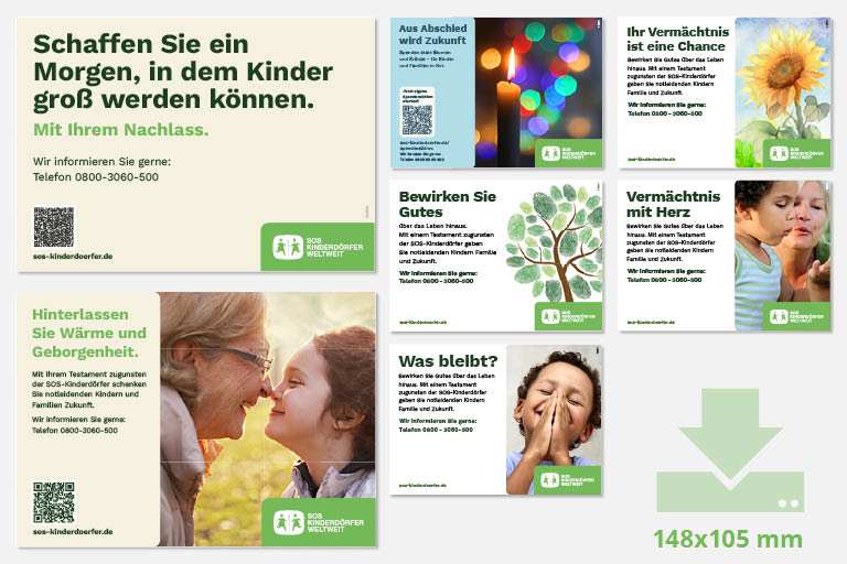 SOS-Fülleranzeigen 148x105