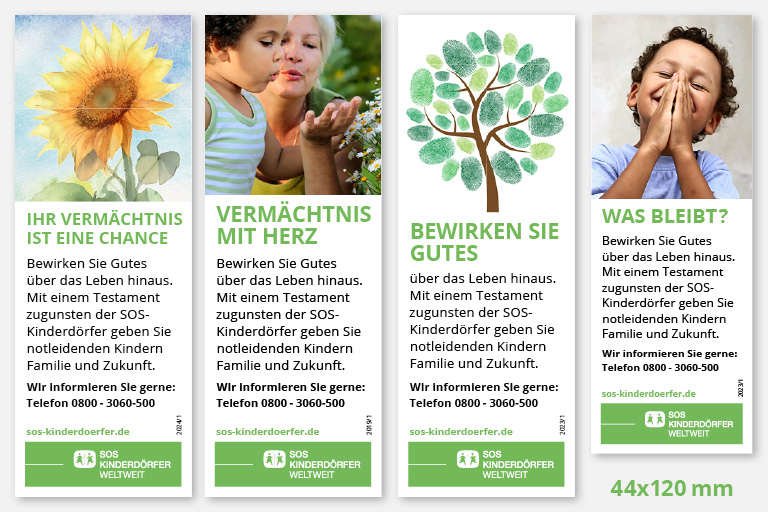 SOS-Fülleranzeigen 44x120