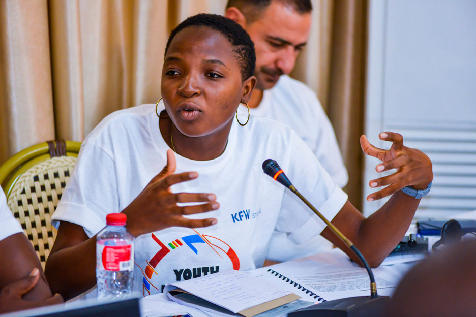 Teilnehmerin der Youth Power Afrika Konferenz. Foto: SOS-Kinderdörfer weltweit