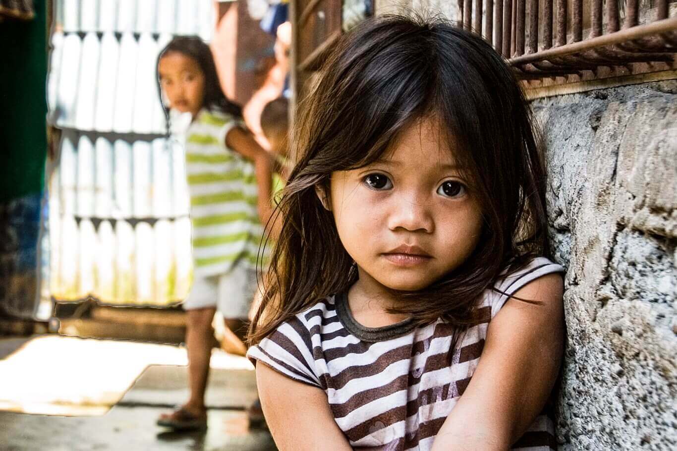 Mädchen aus den Philippinen, unterstützt durch Patenschaft der SOS-Kinderdörfer weltweit.