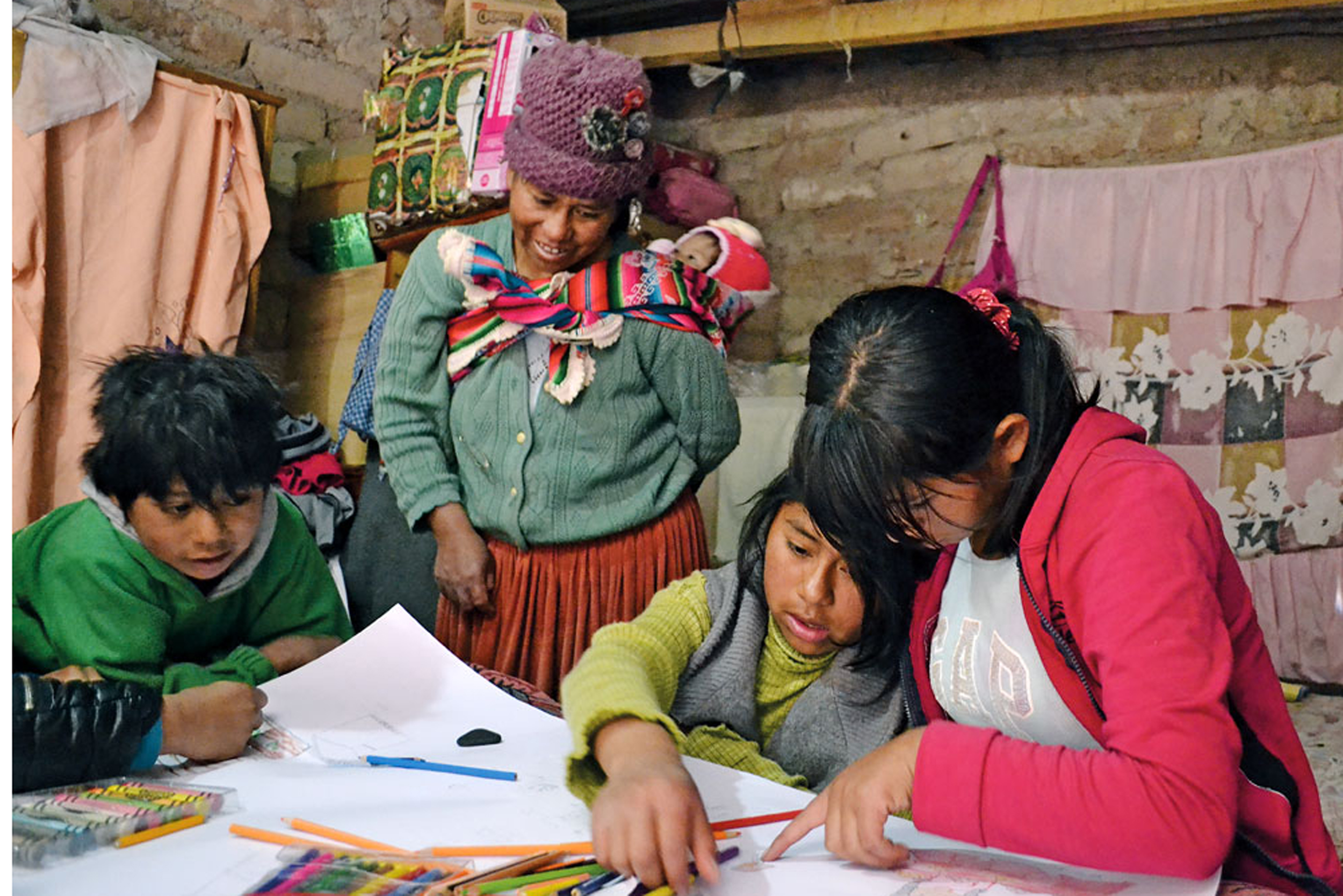 Familie in Bolivien