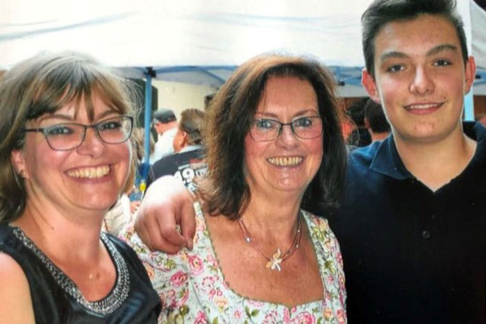 Spenderin des Monats: Elisabeth Zündorf mit Familie. Foto: Privat