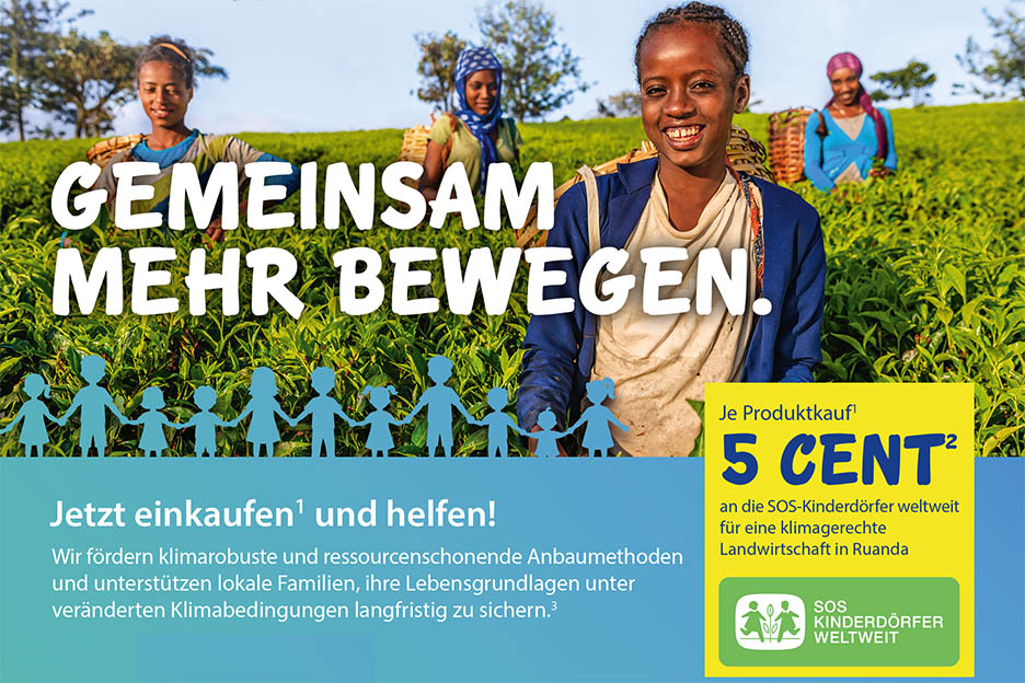 Essity unterstützt Nachhaltigkeitsprojekt der SOS-Kinderdörfer