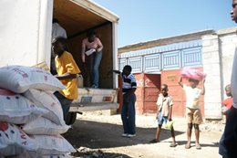Wichtiges Grundnahrungsmittel in Haiti: Reis