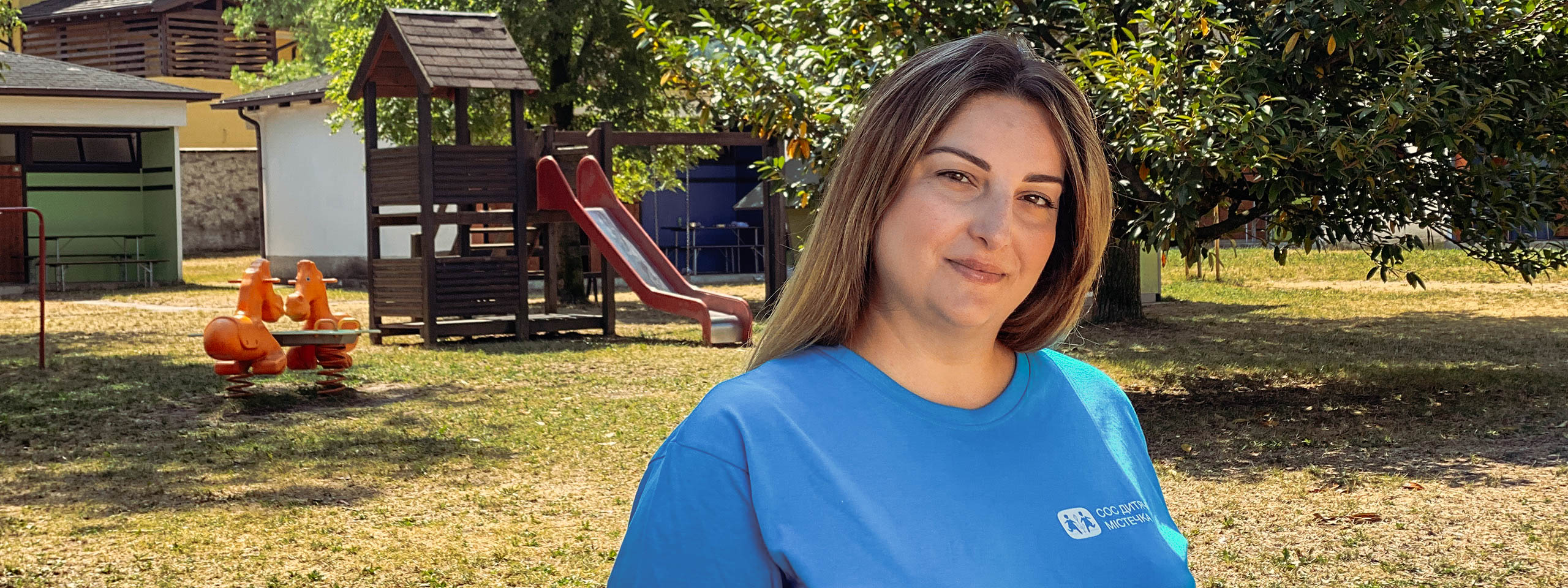 Yevgeniya Rzayeva arbeitet für die SOS-Kinderdörfer in der Ukraine. Foto: Annette Leopold