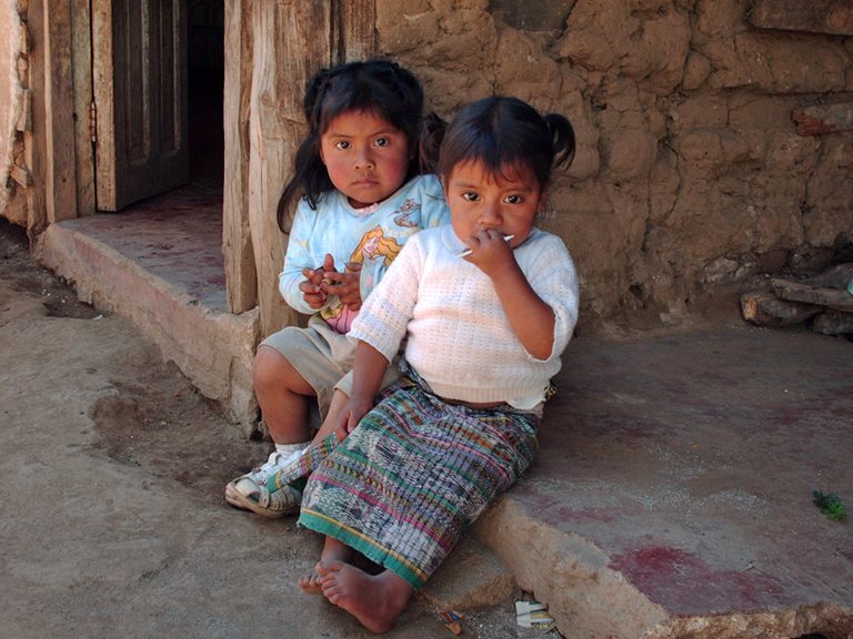 Kinder in Patzún, Guatemala